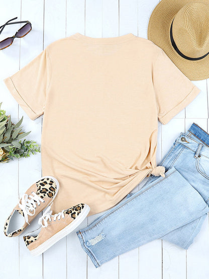 Khaki Poker Night Western Graphic Tee