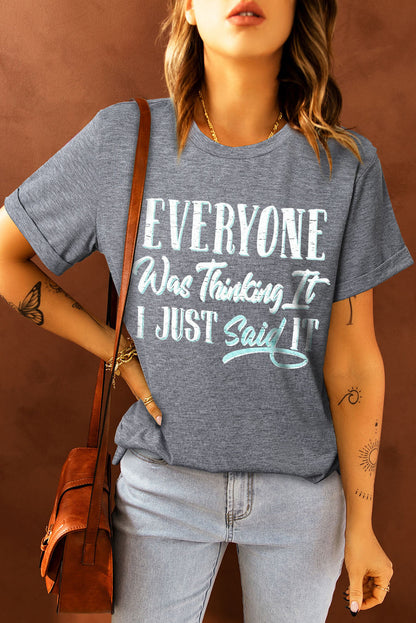 Everyone's Gray Mindset Graphic Tee