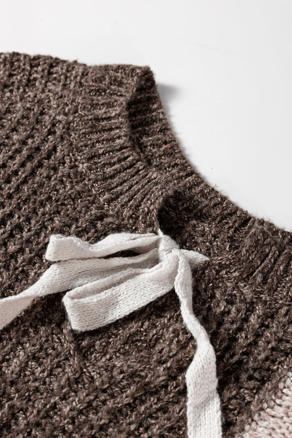 color block patchwork sweater