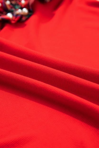 ruffle short sleeve t shirt