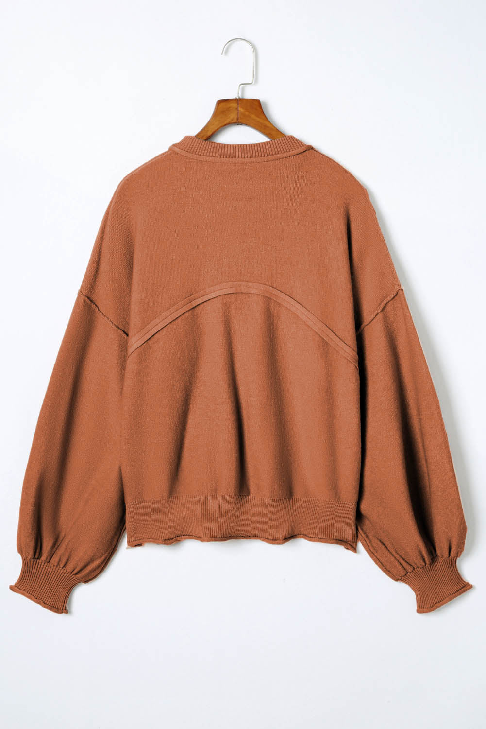 Turtleneck Solid Pullover Long Sleeve Sweater