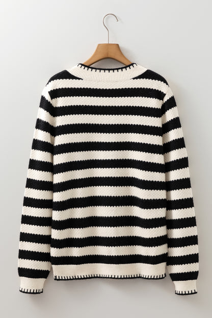 striped cardigan womens