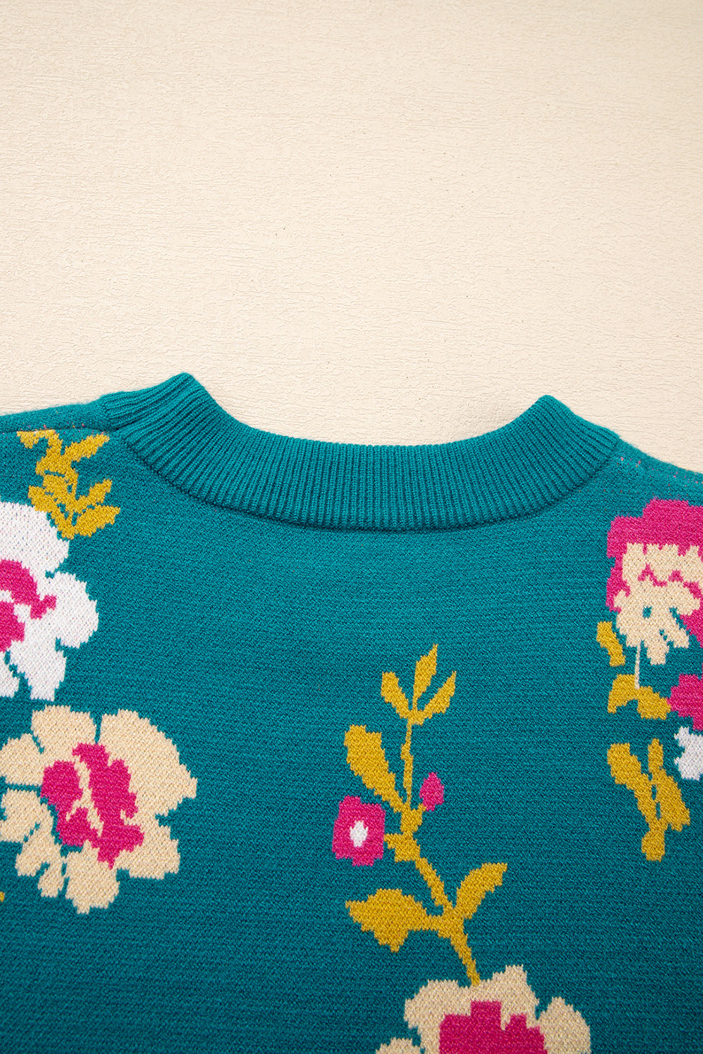 floral sweater