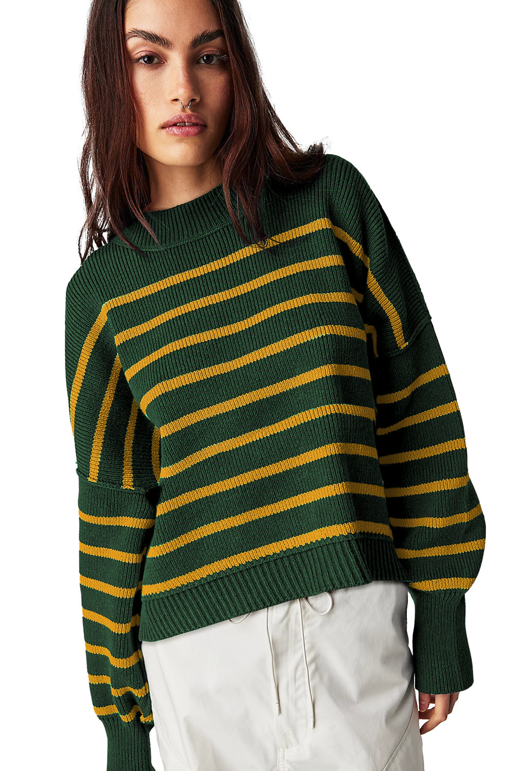 stripe sweater