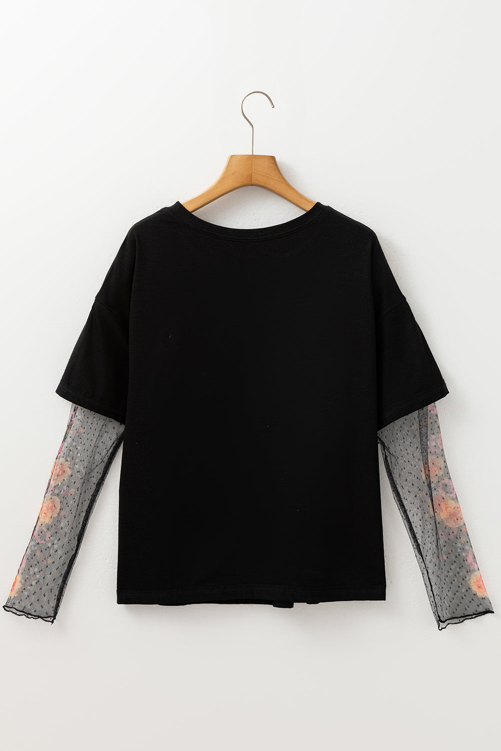 long sleeve patchwork top