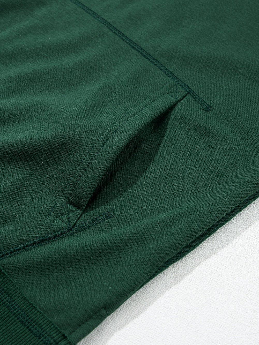 Green Quilted Patchwork Hoodie with Vintage Flair