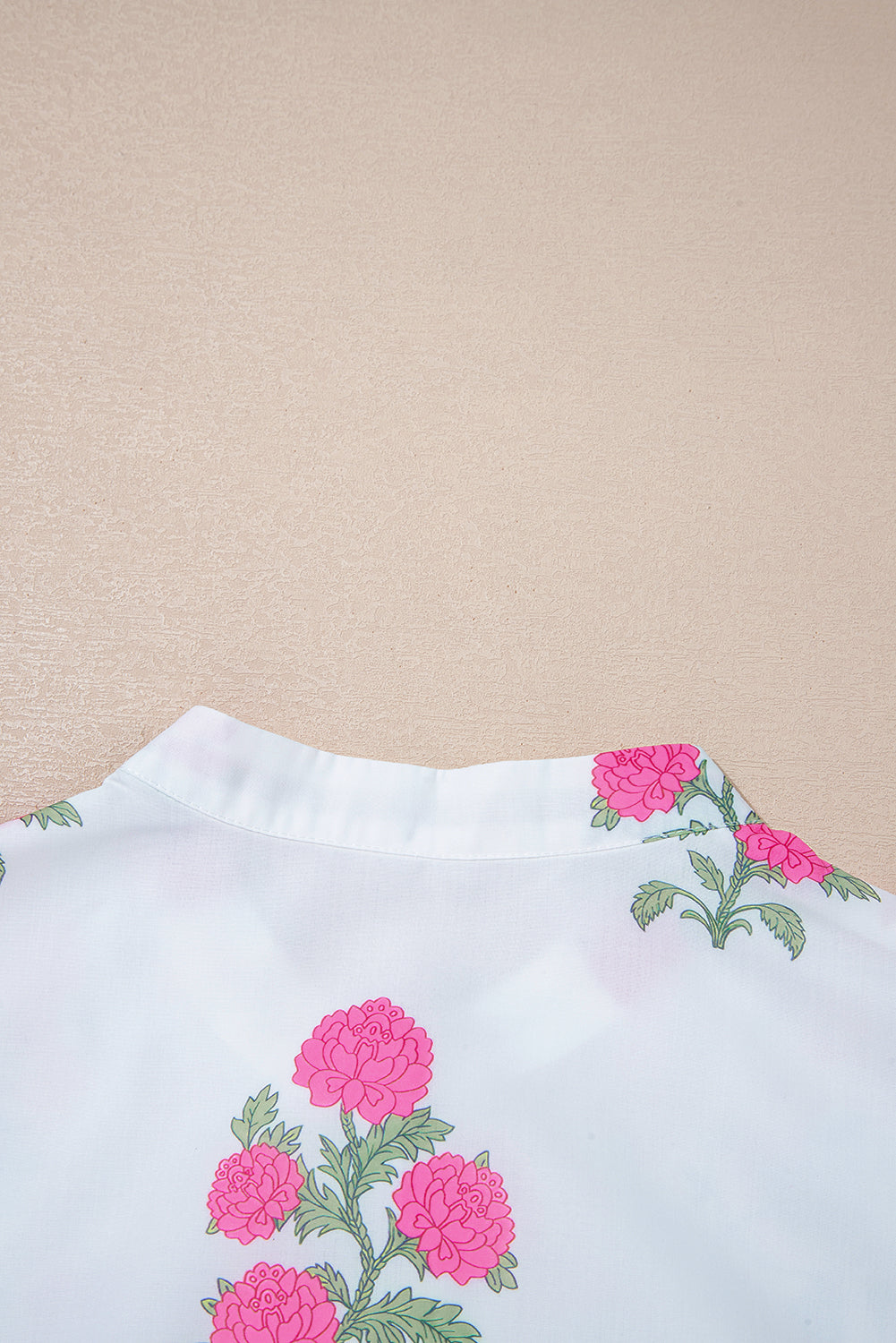 floral 3/4 sleeve maxi dress