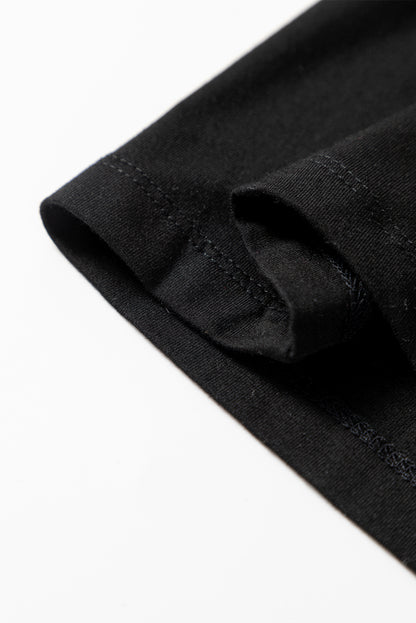 black long sleeve top