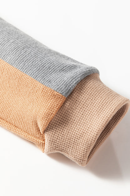 color block sweatshirt