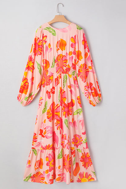 floral print maxi dress