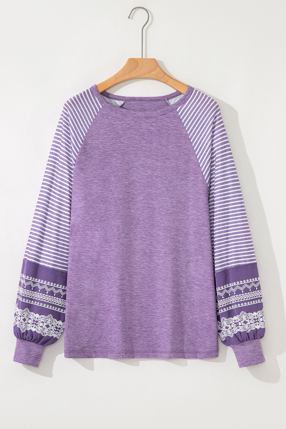 raglan long sleeve top