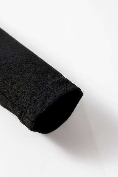 black long sleeve top