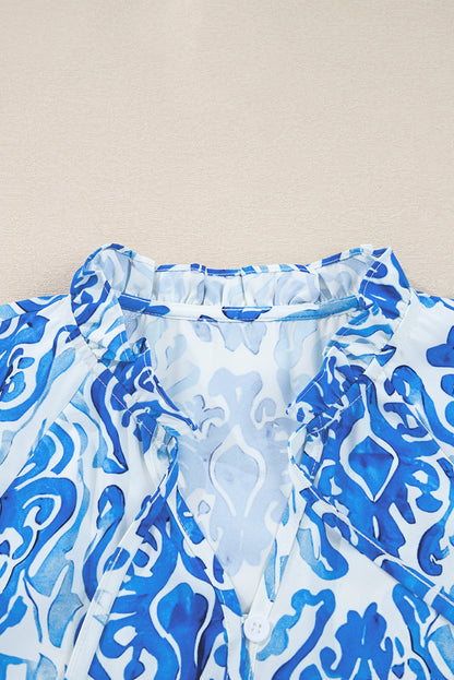 ethnic printed shirt