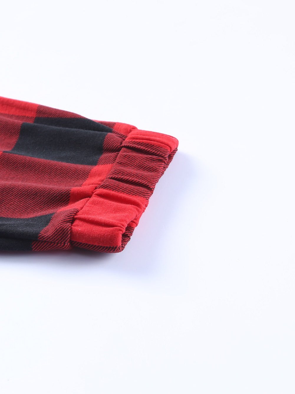 Festive Red Tartan Christmas Graphic Lounge Set