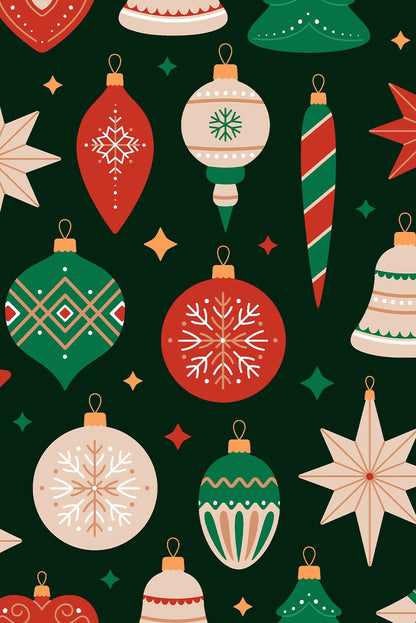 Green Christmas Fashion Print Contrast Trim Frilled Neck Short Sleeve Blouse