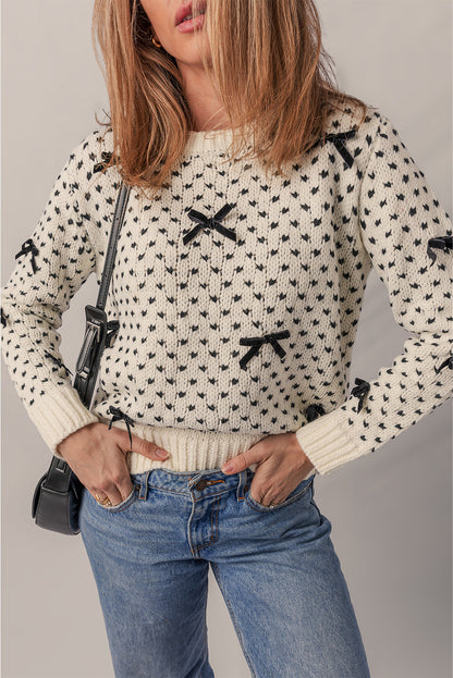 bow sweater womens