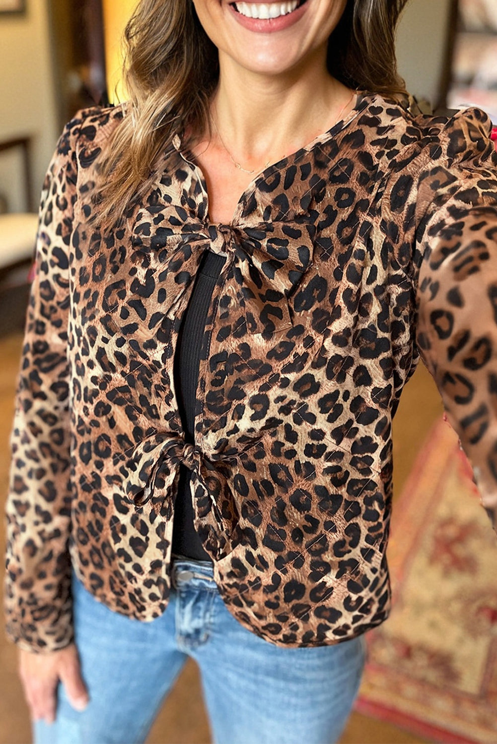 leopard jacket womens