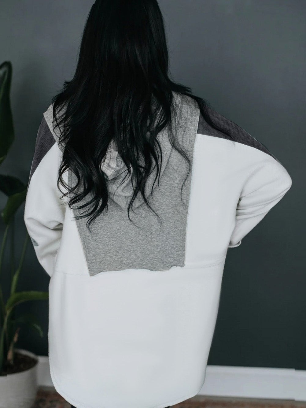 Pleated Polka Dot Tie Stand Collar Mini Dress