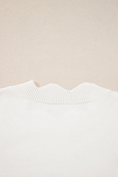 floral embroidered sweater