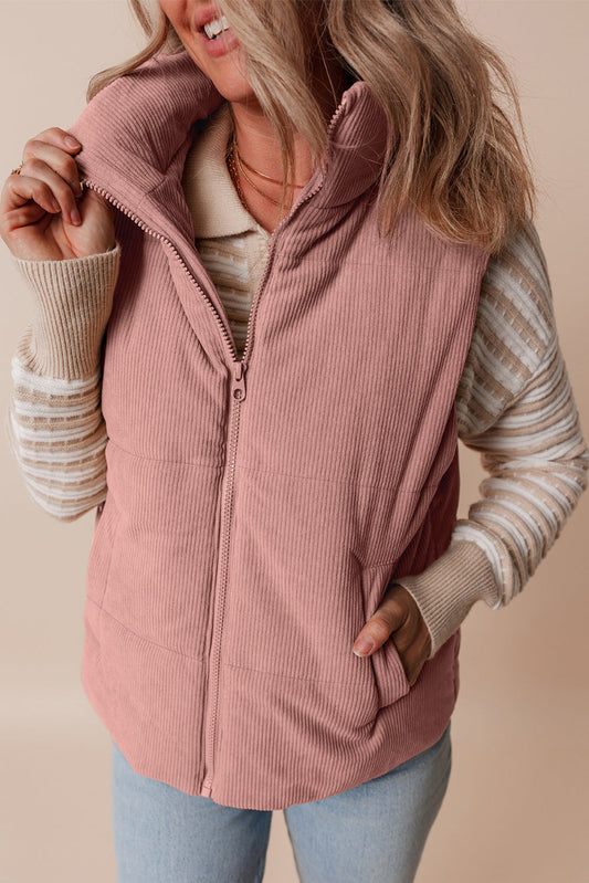 corduroy vest jacket
