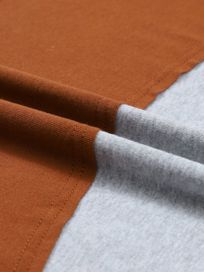 Elegant Grey Striped Bishop Sleeve Top