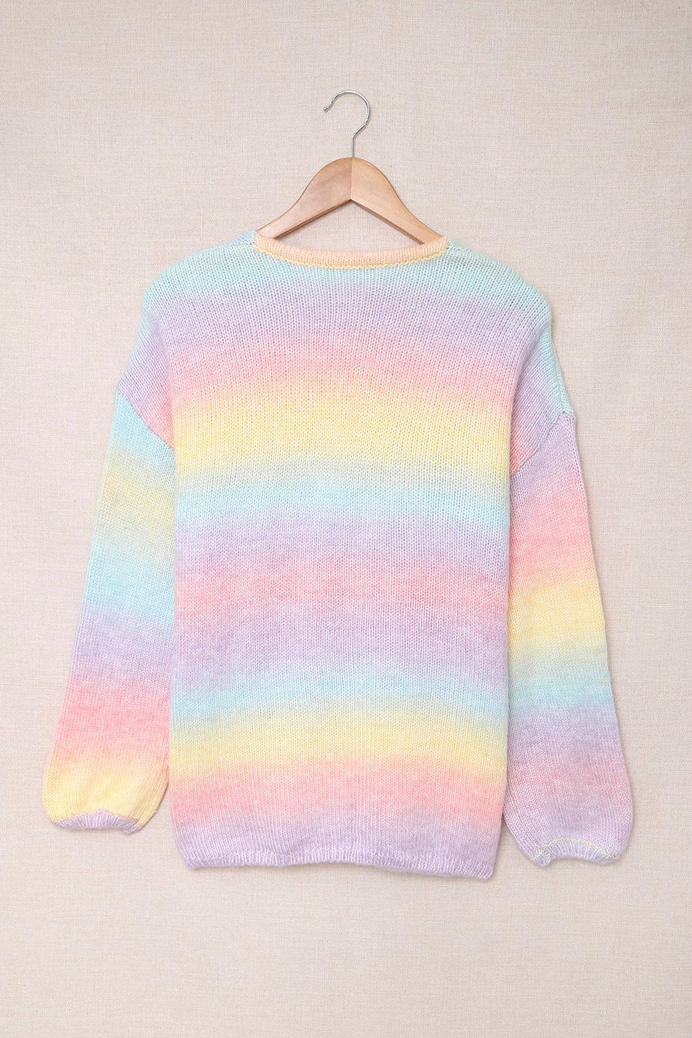 Glowing Multicolour Tie-Dye Oversized Cardigan