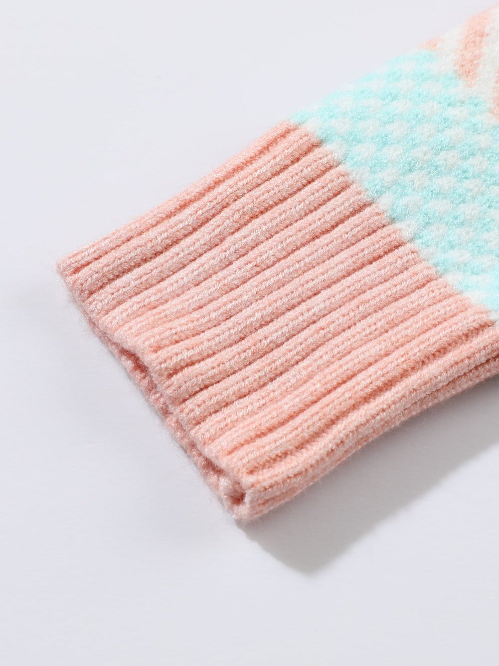 Elegant Multicolored Striped Knit Open-Front Sweater Coat