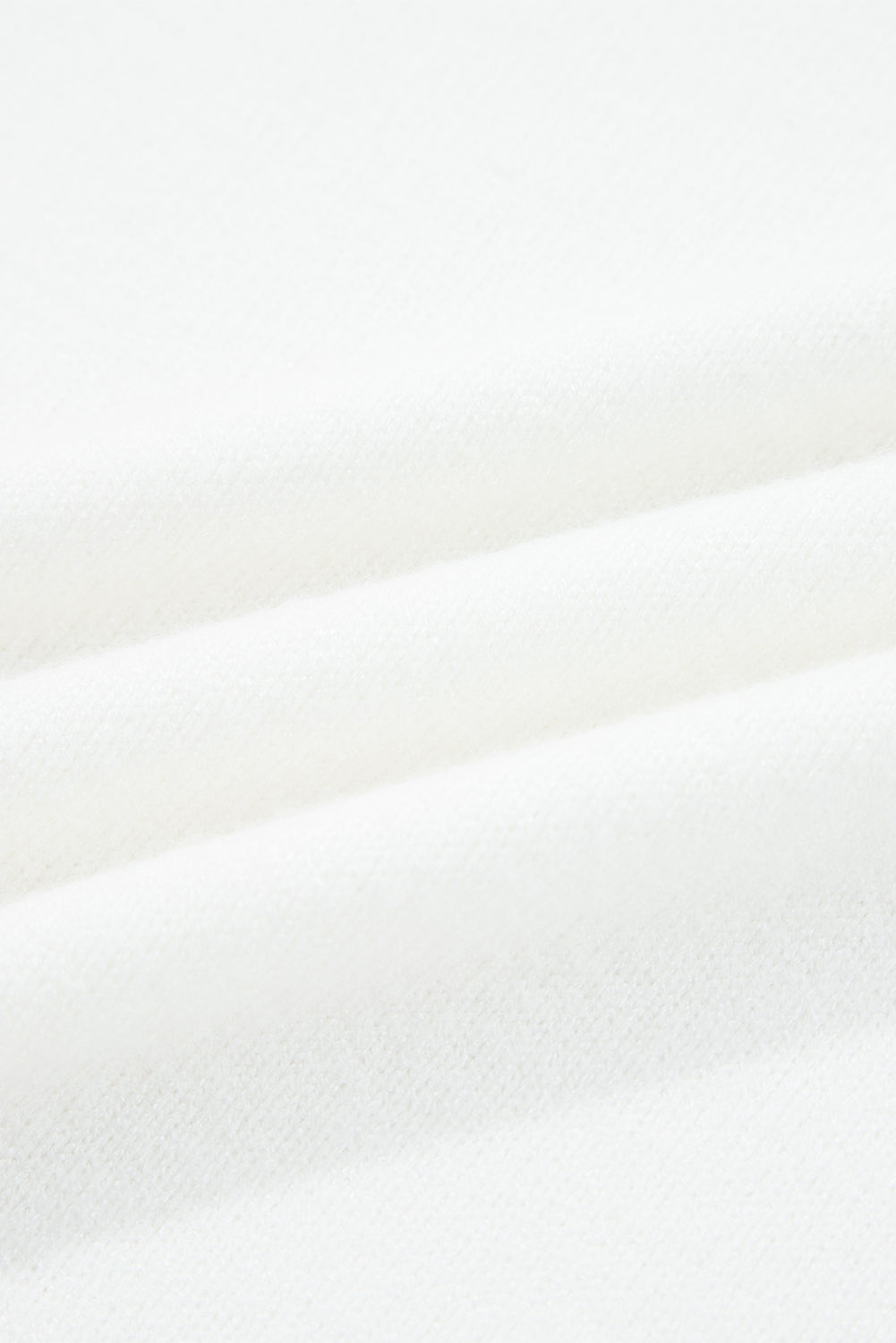 White MERRY Letter Pattern Christmas Raglan Sleeve Sweater