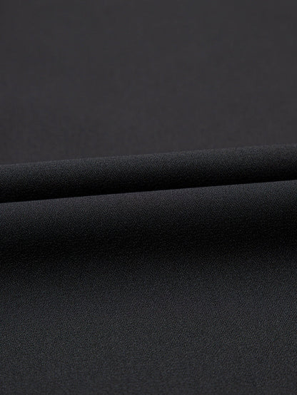 Black Keyhole Back Ruffled Plus Shift Dress