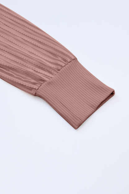 ribbed long sleeve top