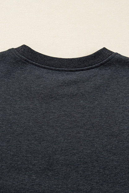 grey graphic sweatshirt