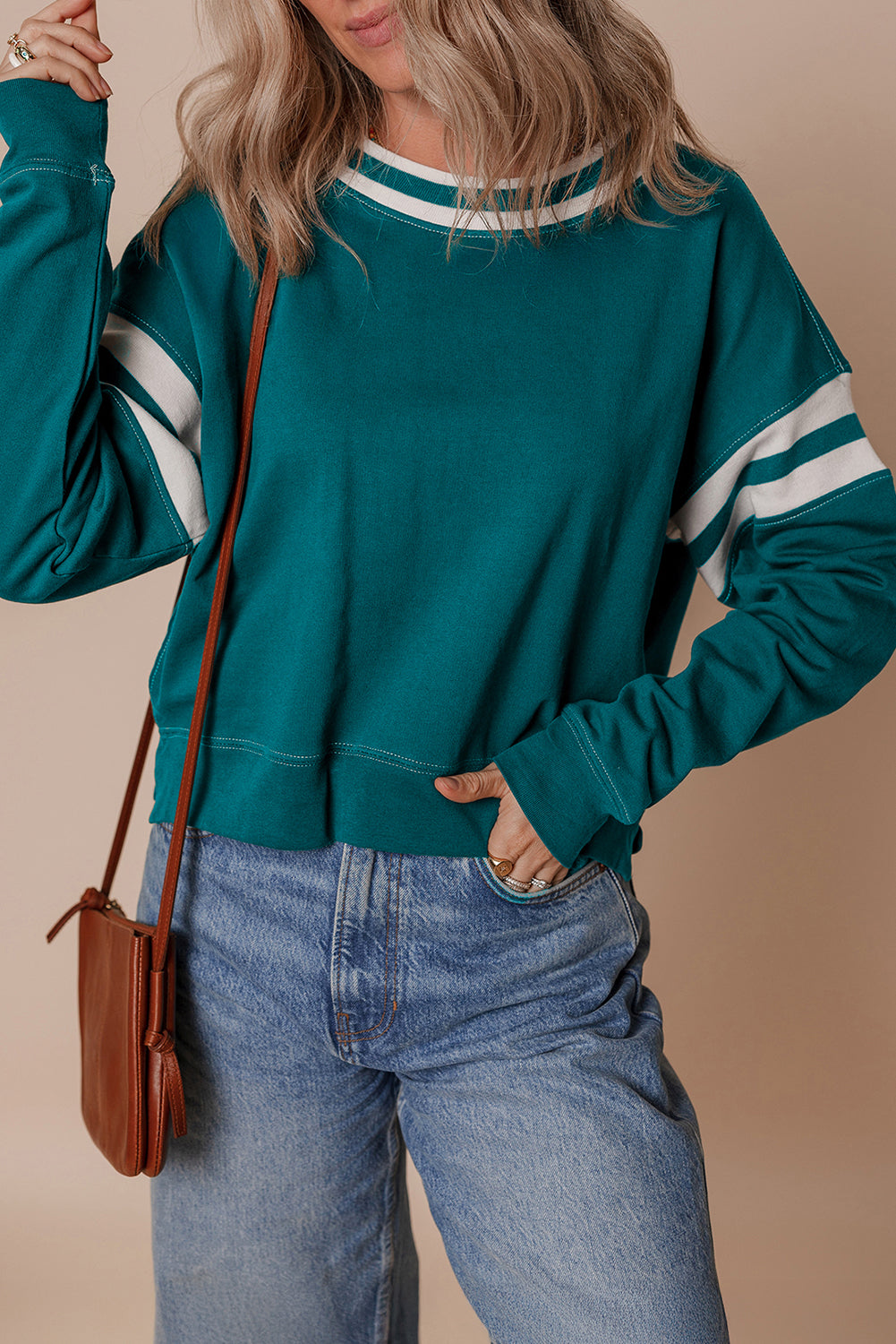 striped sweatshirt