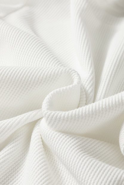 waffle long sleeve top