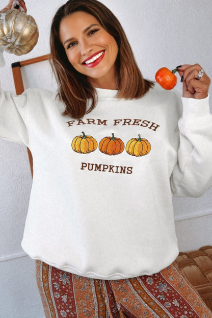 farm fresh pumpkins sweatshirt