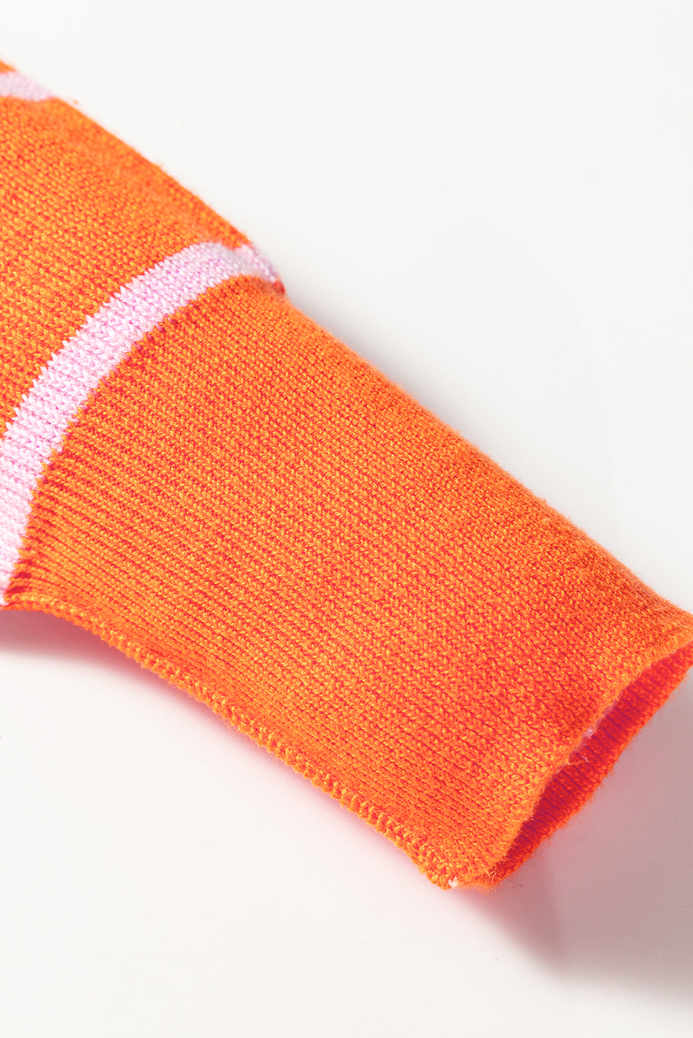 orange stripe sweater