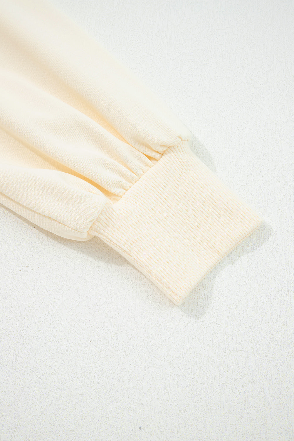 striped collar sweatshirt