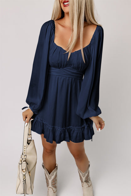 Square Neck Mini Dress