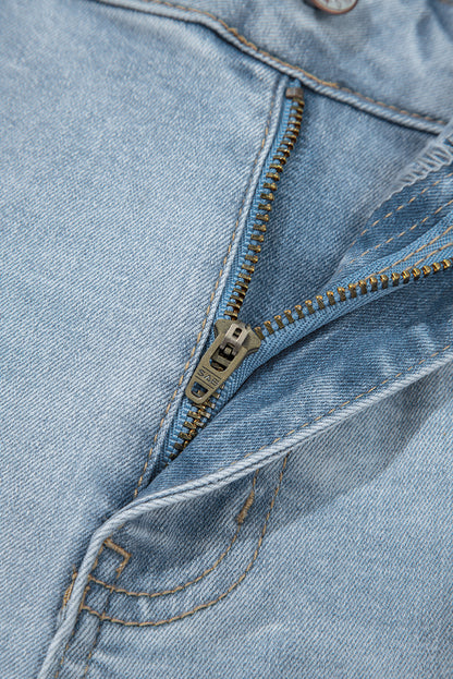 distressed skinny jeans