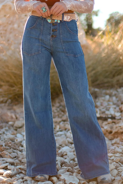 high waist jeans