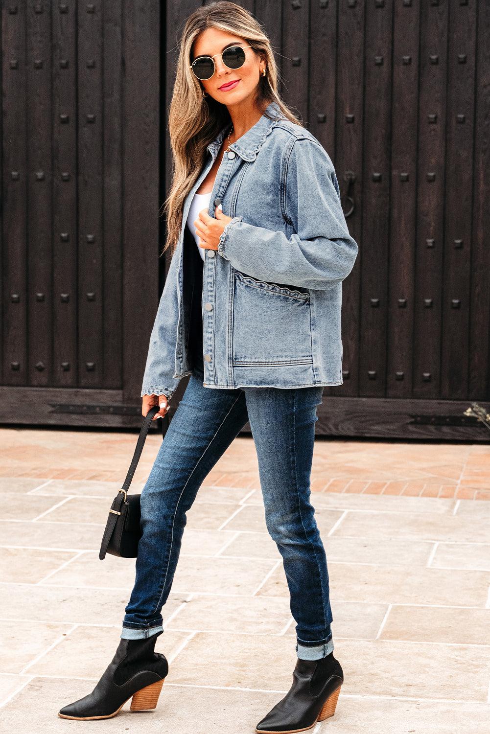 button up denim jacket