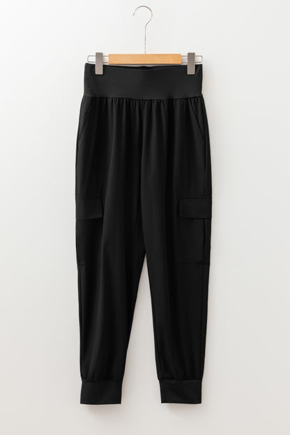 black jogger pants