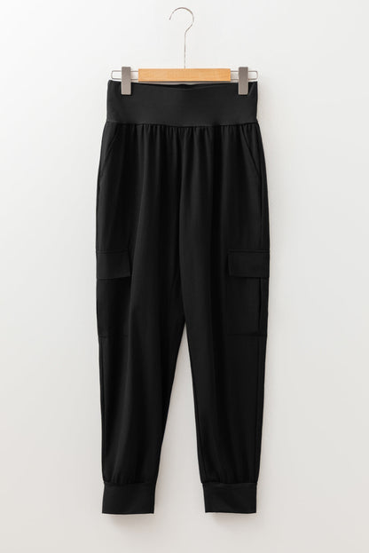 black jogger pants