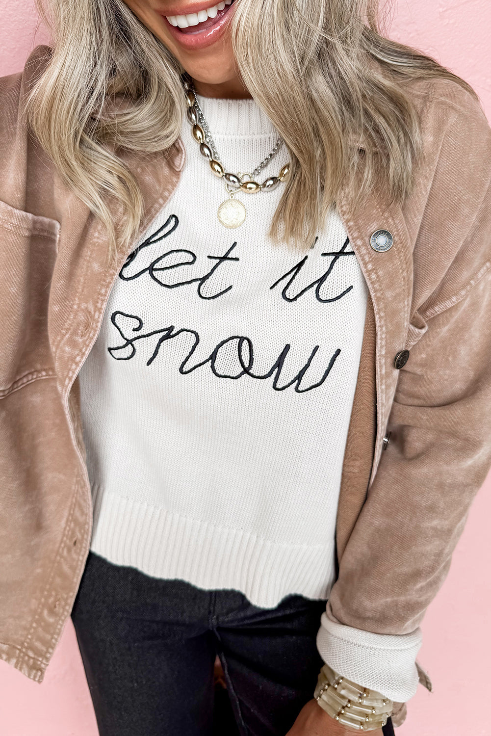 Smoke Gray Double Patched Pocket Button Down Corduroy Shacket