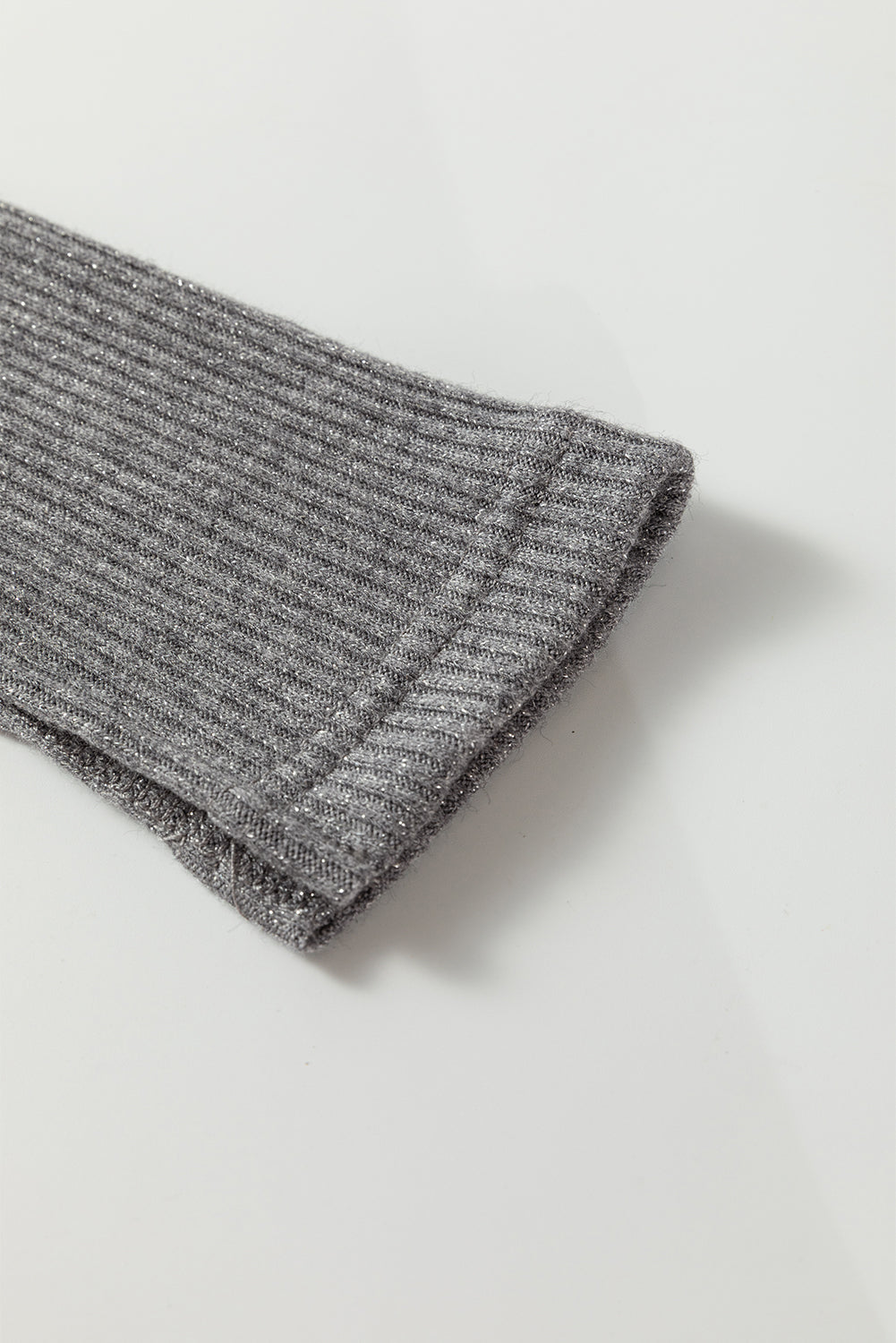 ribbed knit cardigan