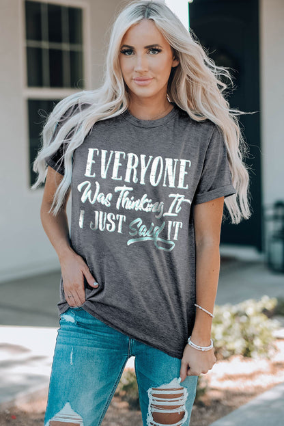 Everyone's Gray Mindset Graphic Tee