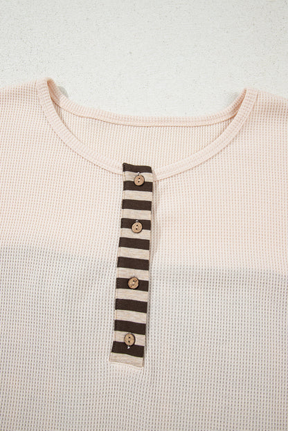 plus size waffle top