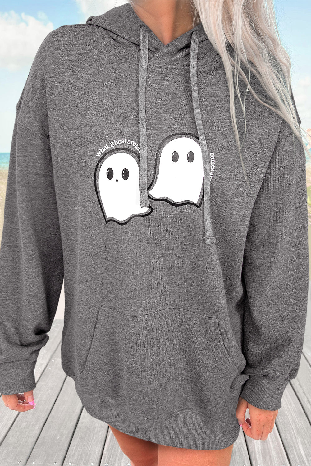 halloween ghost hoodie