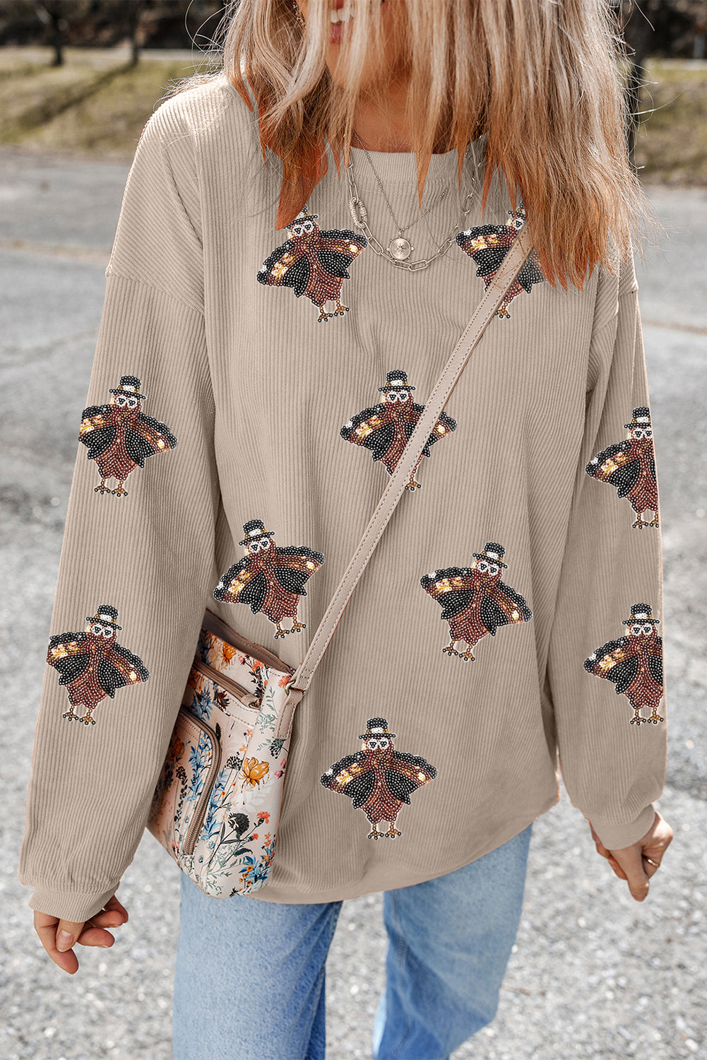 thanksgiving graphic sweatshirt