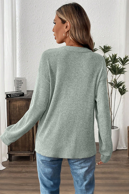 ribbed knit top