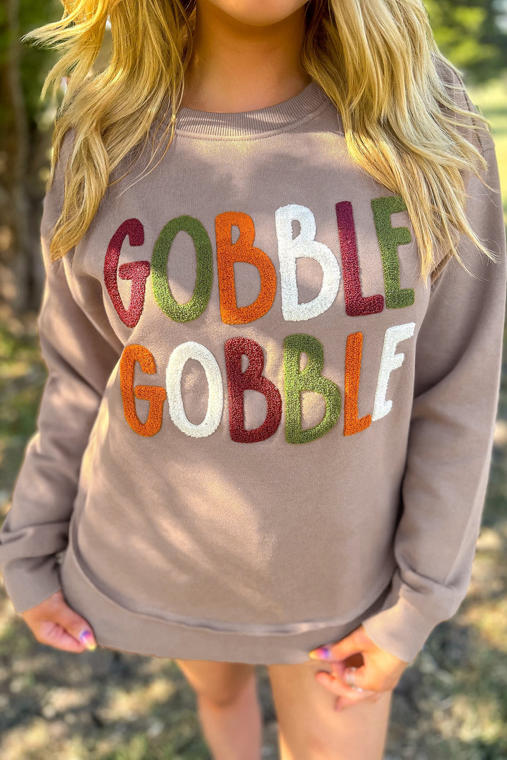 thanksgiving graphic sweatshirt